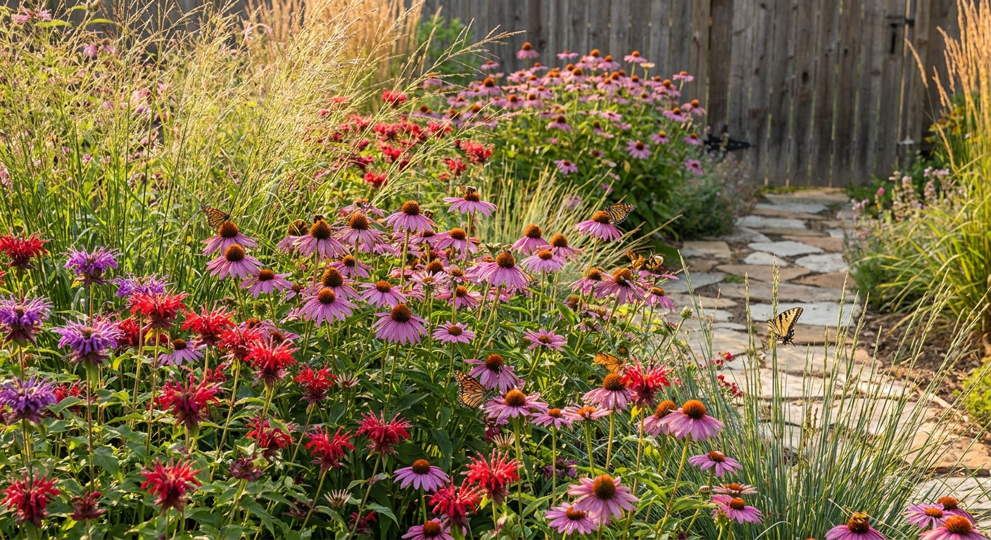 Perennial Pollinator Garden Layouts